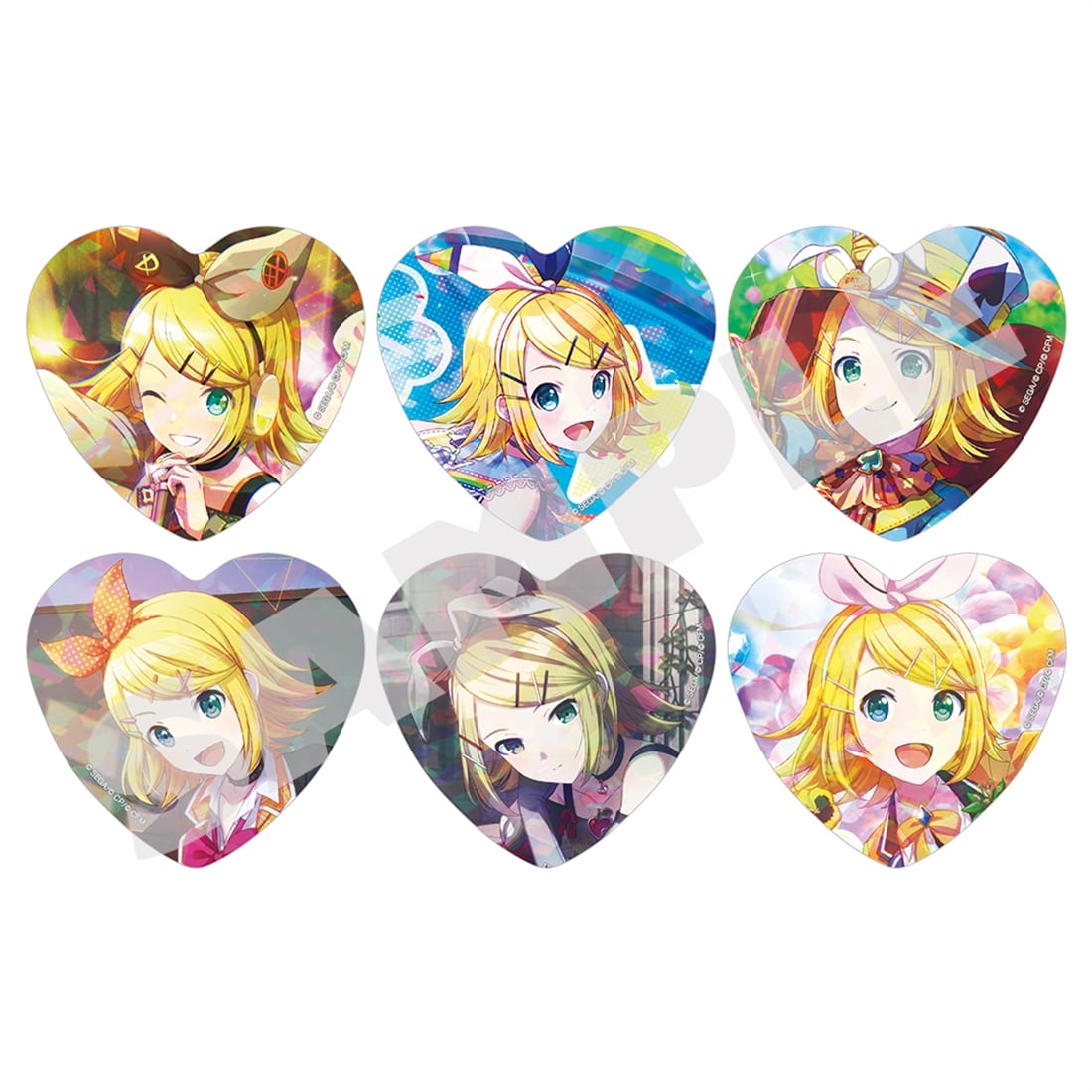 プロセカ』H/Art Collection 缶バッジ vol.1 【単品】鏡音リン（全6種