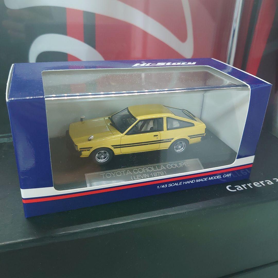 Hi-Story　1/43 カローラレビン　TE71　バージニアイエロー Amazon.co.jp: Hi-Story High Story Mini Car Corolla Coupe Levin