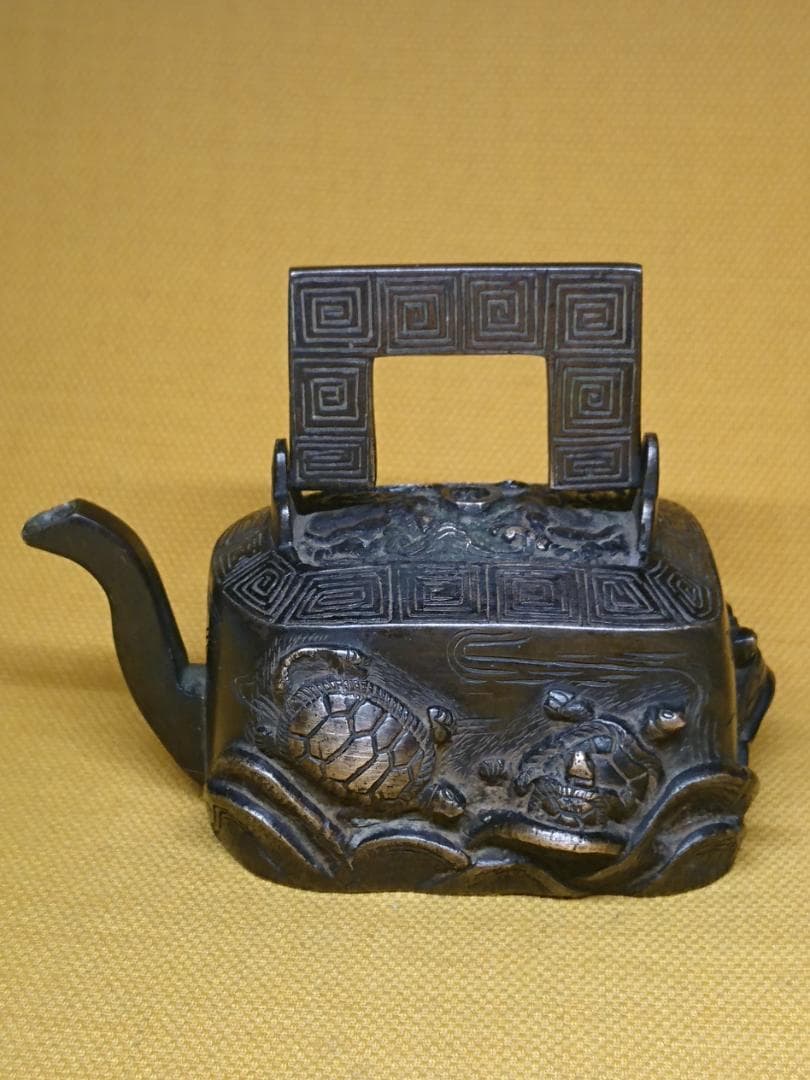 古玩　骨董　水滴　書道　水差し　銅製　置物　インテリア　工芸品　美術品A3422 楽天市場】水滴（骨董品・アンティーク｜アート・美術品・骨董品・民芸