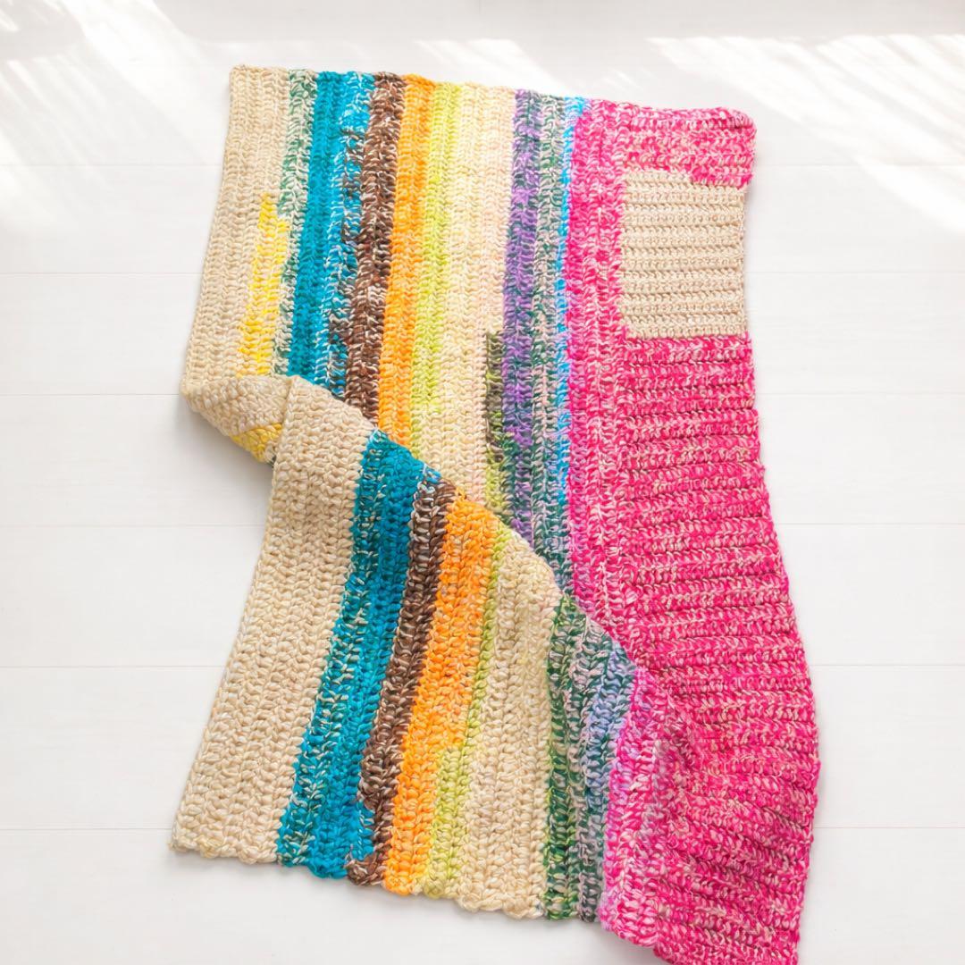 ラグ・カーペット vintage granny rug blanket flower garden s-l1200.jpg