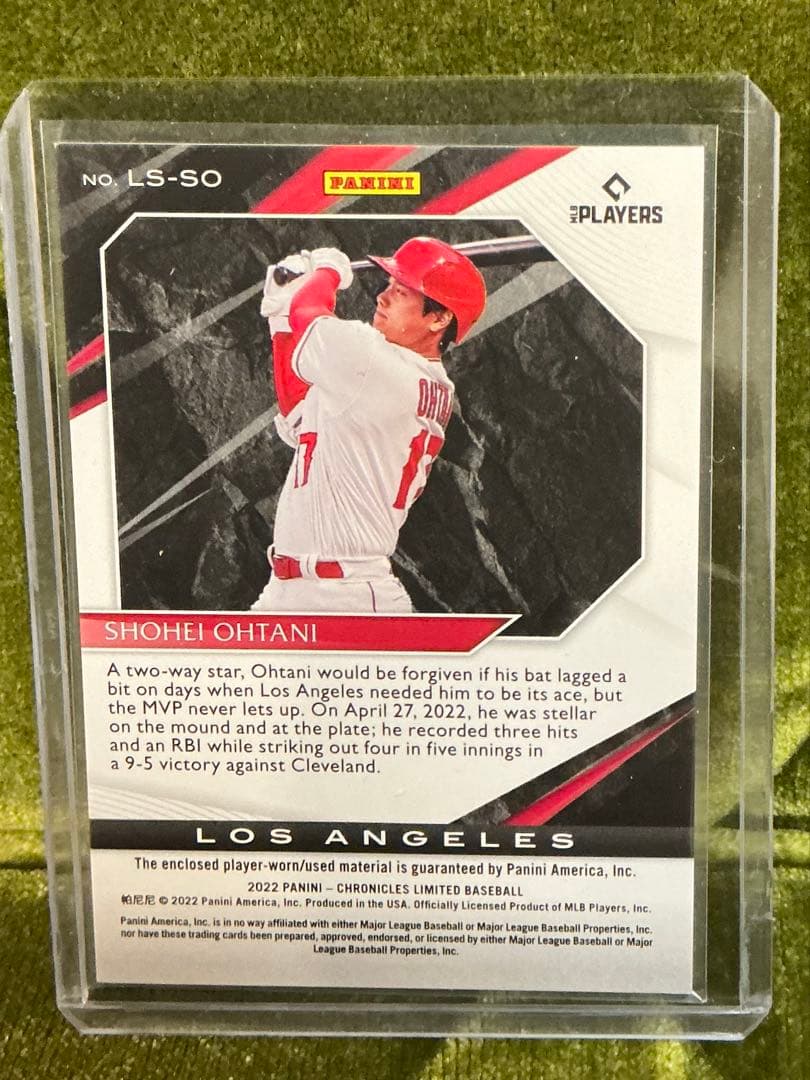 Panini 大谷翔平 ジャージ付 カード - メルカリ
