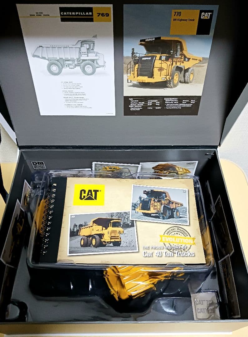 希少 ダイキャストマスター CAT 769&770 オフハイウェイトラック Amazon | ダイキャストマスター 1/50 キャタピラー CAT 770 オフ