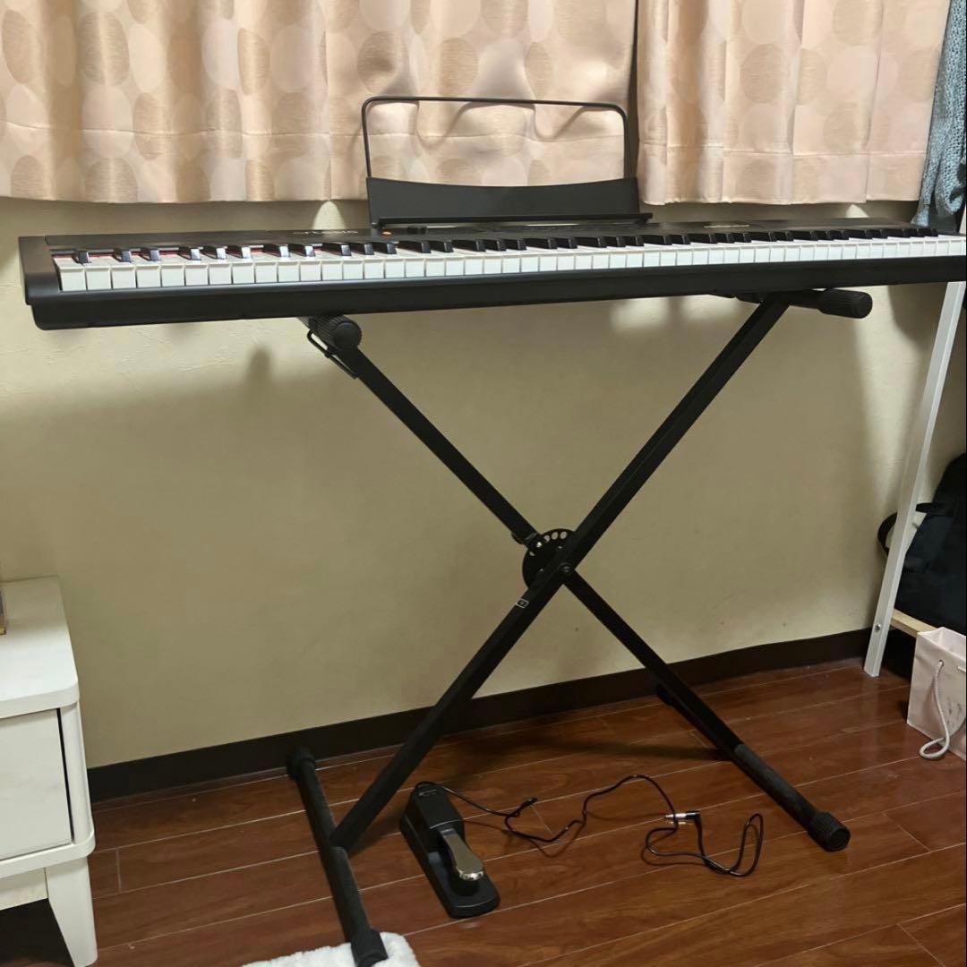 artesia 電子ピアノ Amazon | Artesia 電子ピアノ 88鍵 軽量スリム設計 電池駆動対応モデル