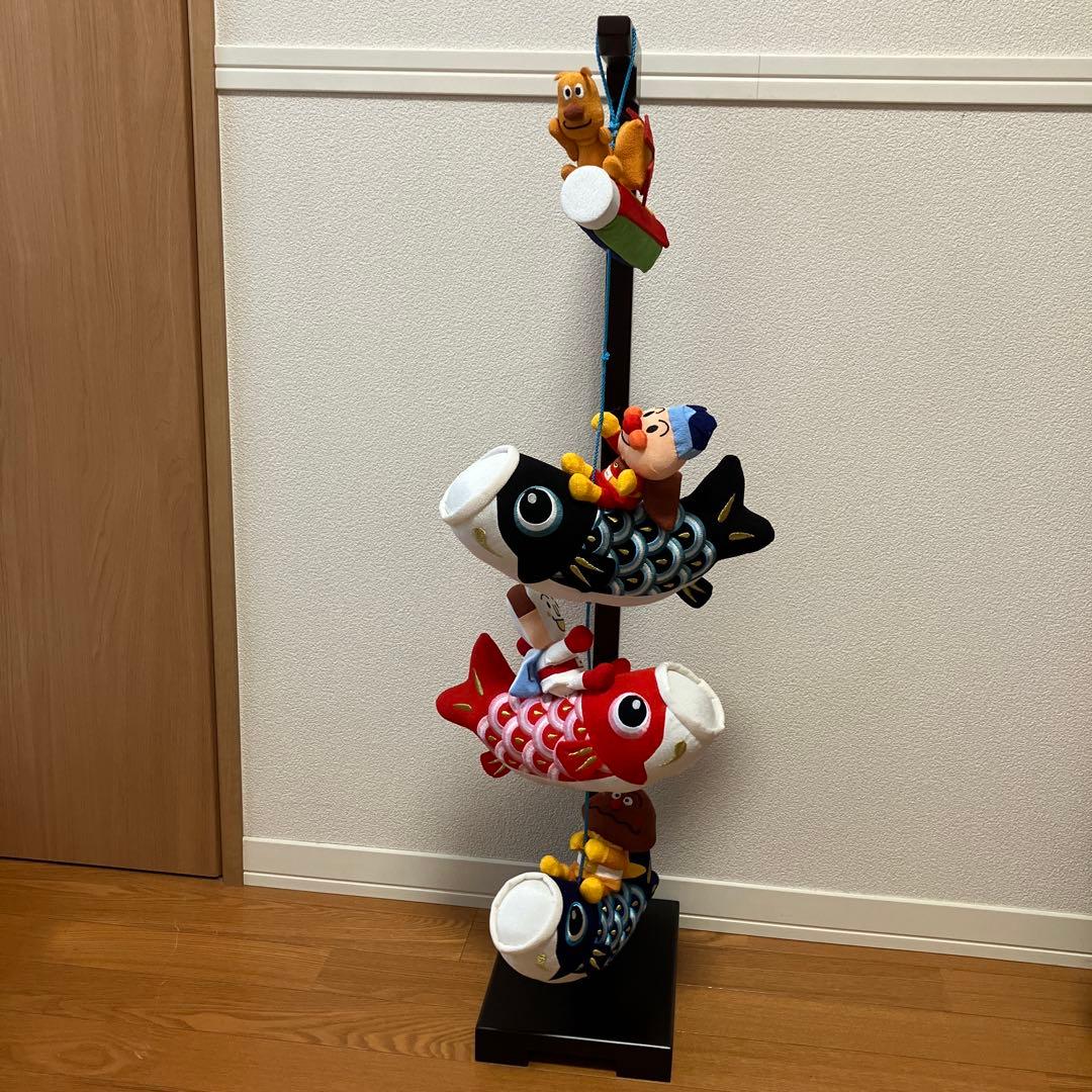 アンパンマン 鯉のぼり ぬいぐるみ風 アンパンマン ぬいぐるみ 五月 端午の節句 初節句 男の子 お祝い