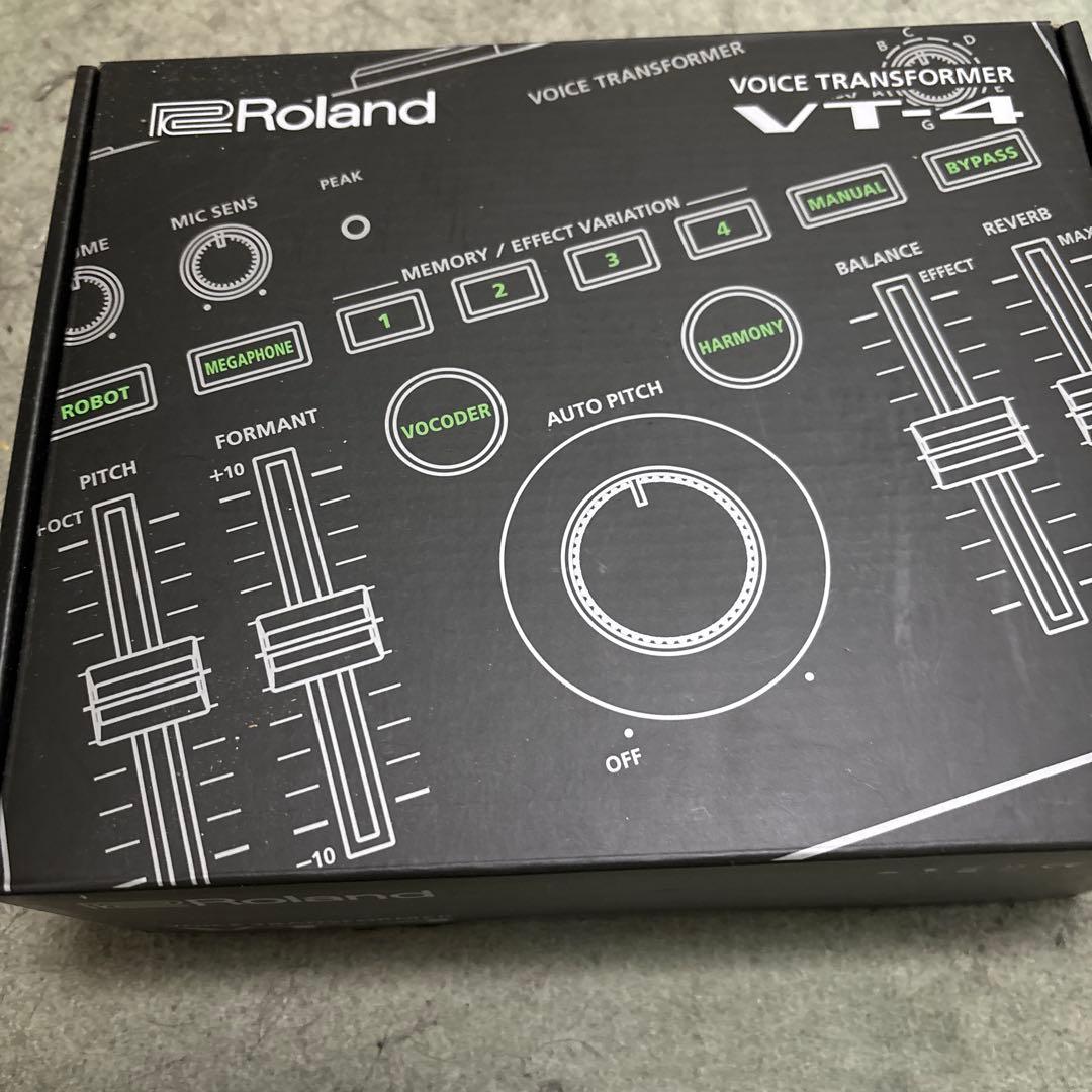 新品未開封　ローランドVT-4 ボーカル用エフェクター　新品マイクをおつけします Roland (ローランド) VT-4 Voice Transformer ボイス