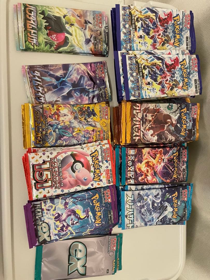 お*す様 ポケモンカード　151 クレイバースト　黒煙の炎　vユニ レイジングサ ポケモンカードゲーム スカーレット&バイオレット 拡張パック 黒炎の