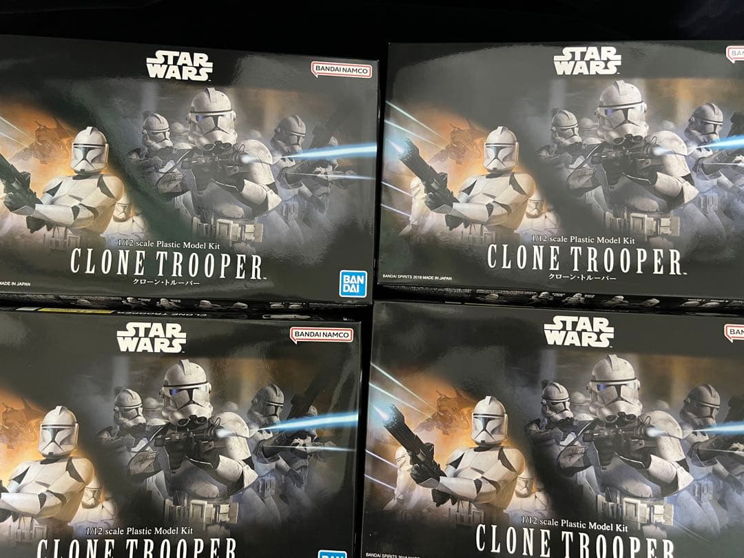 BANDAI スターウォーズ　クローントルーパー プラモデル（未開封4個セット） Amazon | BANDAI SPIRITS(バンダイ スピリッツ) スター・ウォーズ