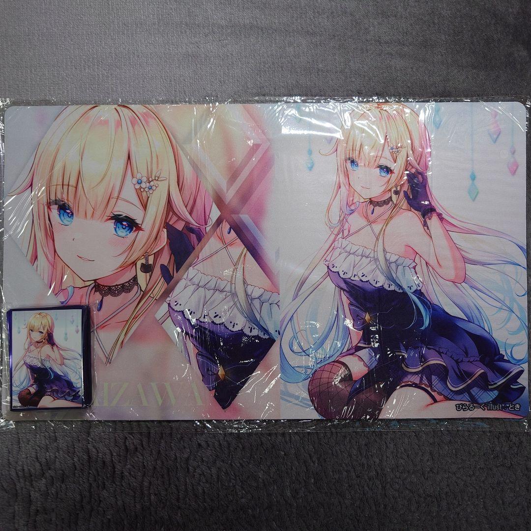 α2 ぶいすぽっ! 横座り&ドレス&ガラス 藍沢エマ スリーブ&プレイマット 藍沢エマ 2周年記念2023