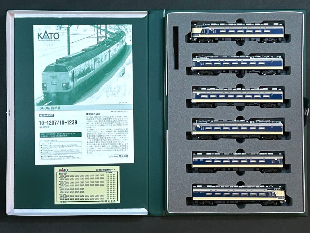 583系 KATO 10-1237 6両基本セット KATO 10-1237 583系 6両基本セット railways湘南ラインweb店