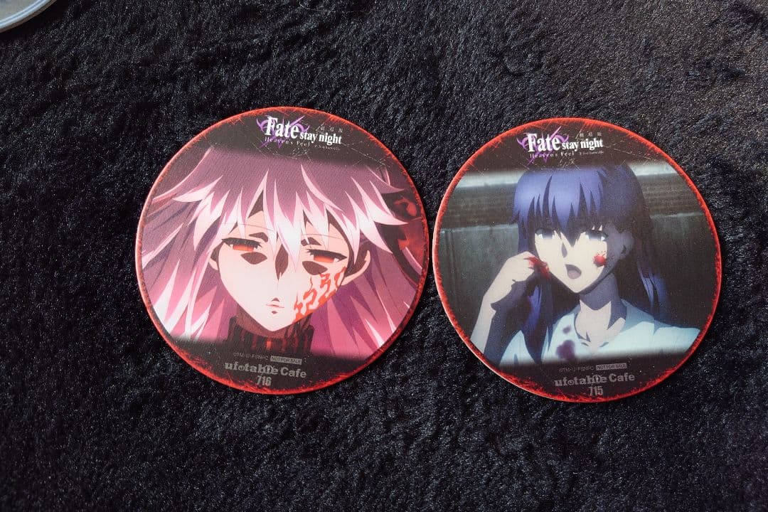 Fate/stay night 間桐桜 コースター ufotable マチアソビ 劇場版 Fate/SN [HF] x マチ☆アソビカフェにてクリスマス限定コラボ開催
