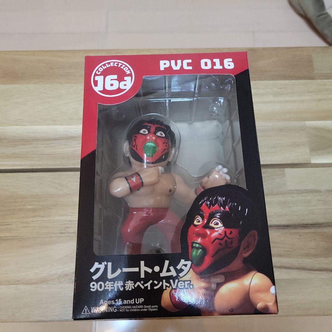 グレート・ムタ PVCフィギュア 90年代赤ペイントVer. 絶版 16dソフビコレクション グレート・ムタ[90's赤ペイントVer