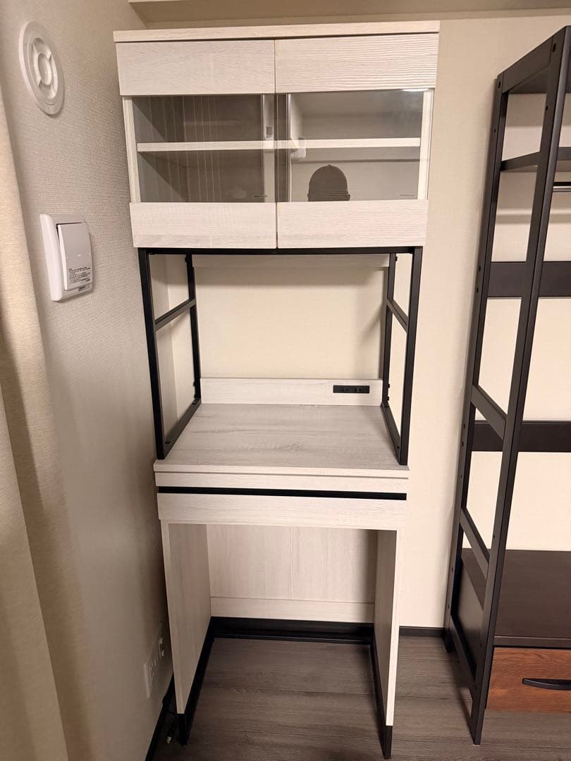 キッチンボード60幅展示品美品 食器棚 60幅 収納 ダイニングボード キッチンボード おしゃれ 北欧