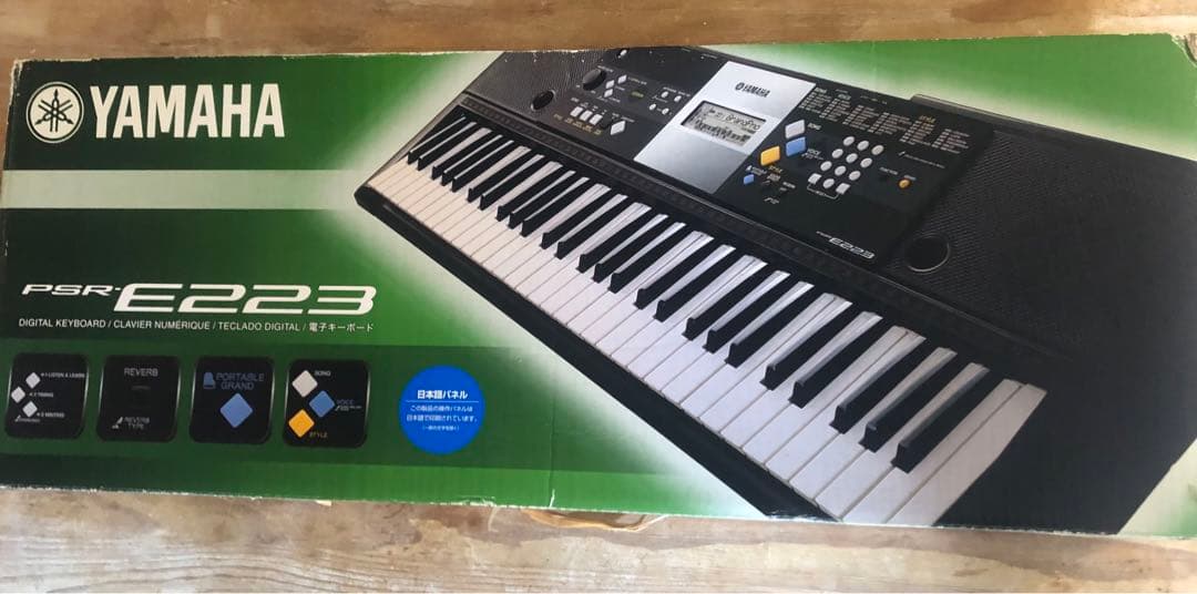 Yamaha PSR-E223 デジタルキーボード + PA-3Cアダプター Amazon.com: AC DC Adapter for Yamaha PSR-E223 PSRE223 PSR-3 PSR-47