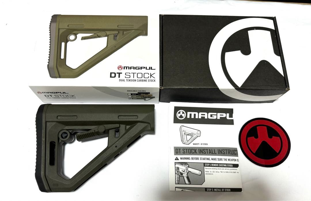り*う様 実物　MAGPUL DT ストック　ODG M4 AR15 ストック MAGPUL DT-PR OD Green Mil-Spec Carbine Stock MAG1447ODG