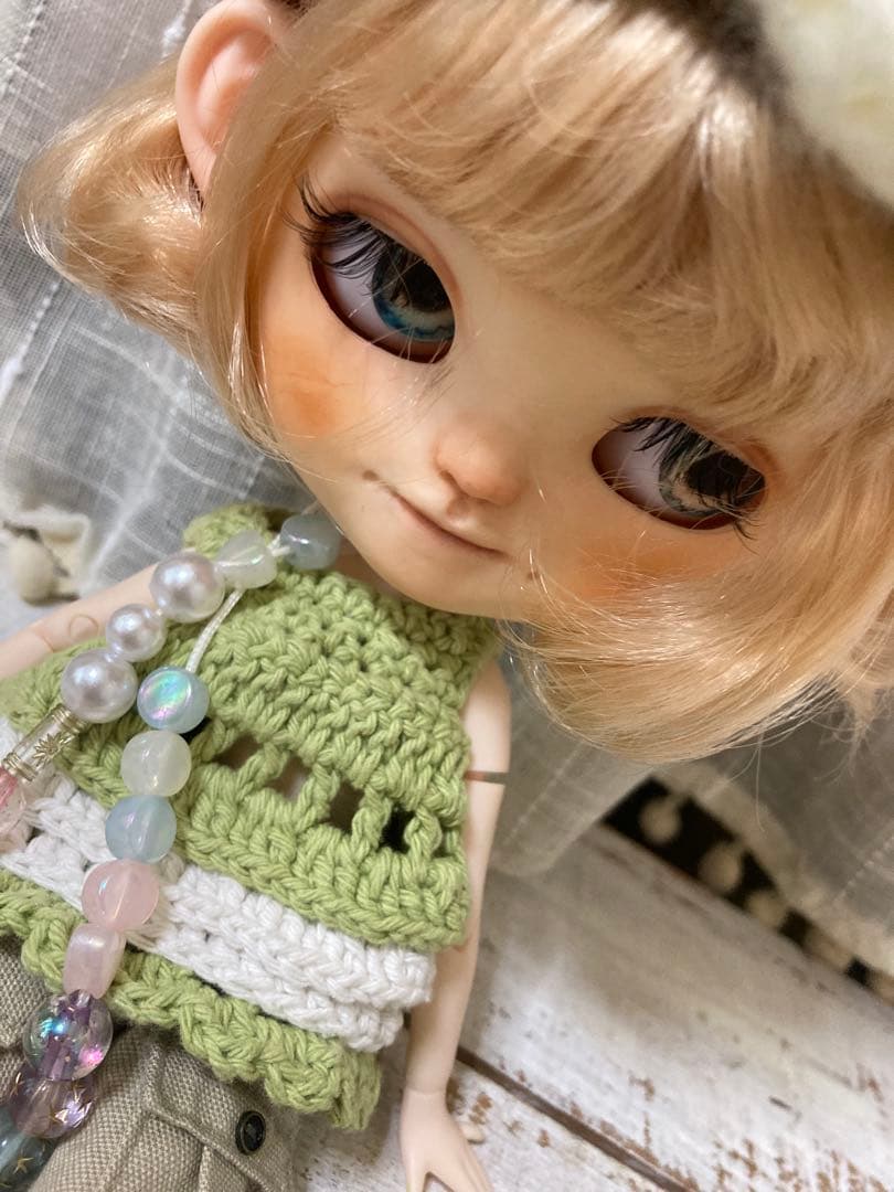 アイシードールつり目ちゃん^ - ^ ☆ カスタムアイシードール ☆ 本体のみ 簡易カスタムつり目ちゃん