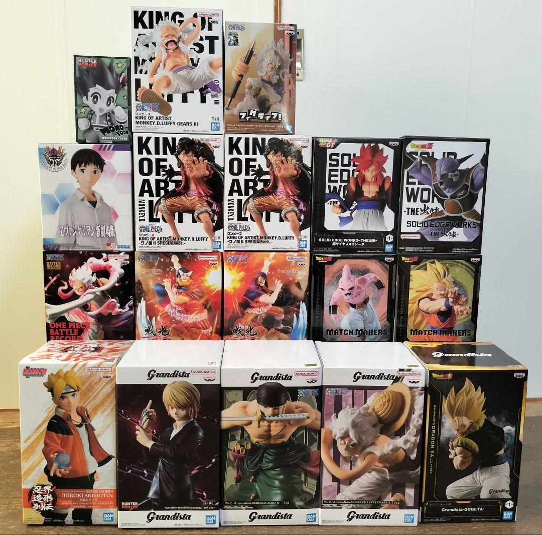 ジャンプ系プライズフィギュア18体セット！！ ジャンプ系 プライズフィギュア まとめ売り18個セット ドラゴンボール