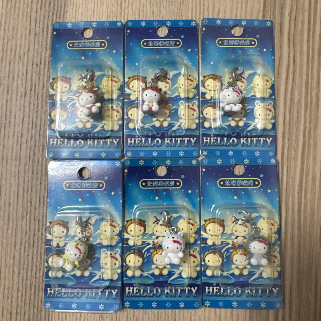 ご当地キティ　北海道限定　ファスナーマスコット　コンプリートセット　新品 ご当地キティ 北海道限定雪うさぎペアファスナーマスコット 未開封未