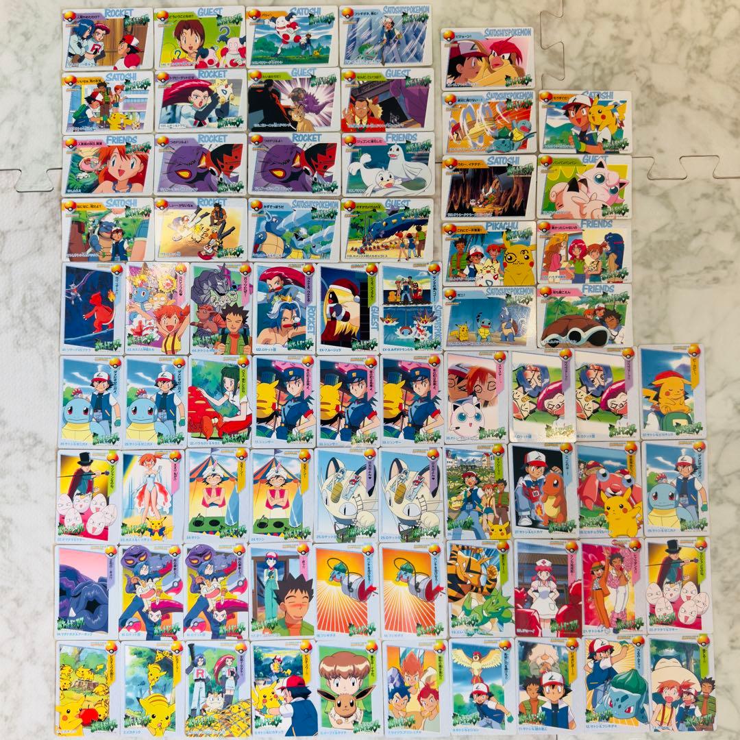 ポケモンカード　カードダス　アニメコレクション　71枚　カスミ&はピカチュウ　等 ポケモン カードダス アニメコレクション カスミ&ピカチュウ｜Yahoo