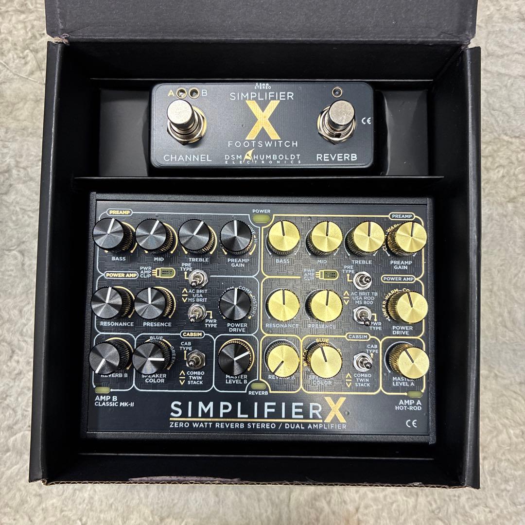 ギター dsm&humboldt simplifier x DSM & Humboldt Electronics Simplifier X Zero Watt Stereo Guitar
