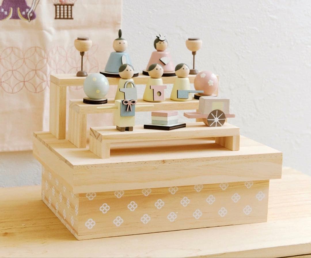 サリュ 完売品 入手困難 収納できる雛人形セット ひなまつり ひな人形 salut(サリュ) 収納できる雛人形セット - メルカリ
