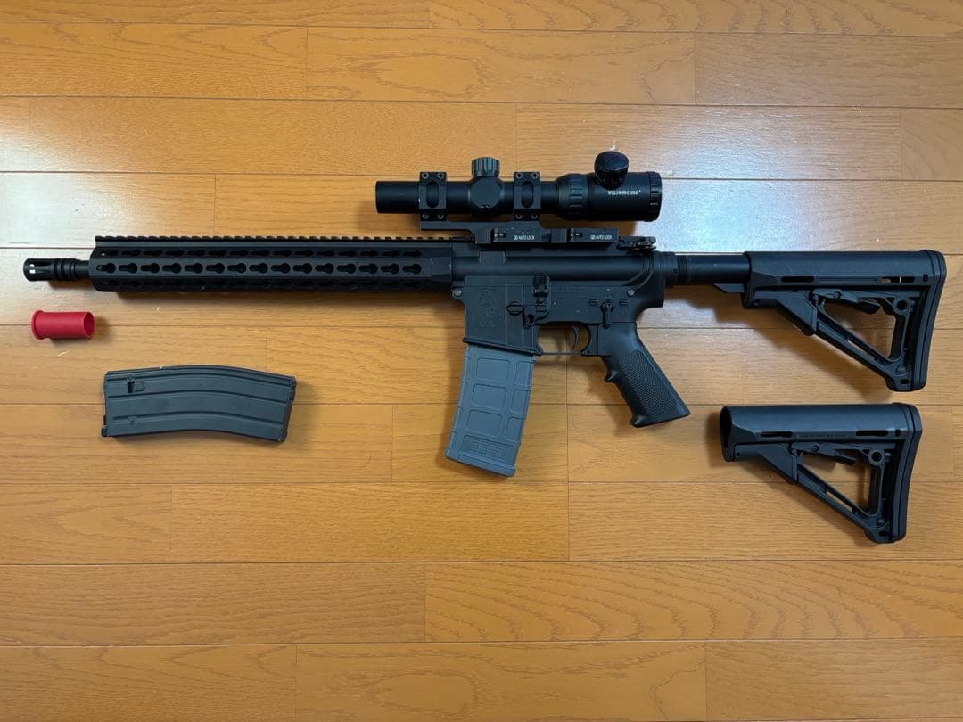 東京マルイ ガスブロ M4 MWSカスタム Tokyo Marui GBB [COLT M4A1 MWS] Custom Project No. 4! Stable