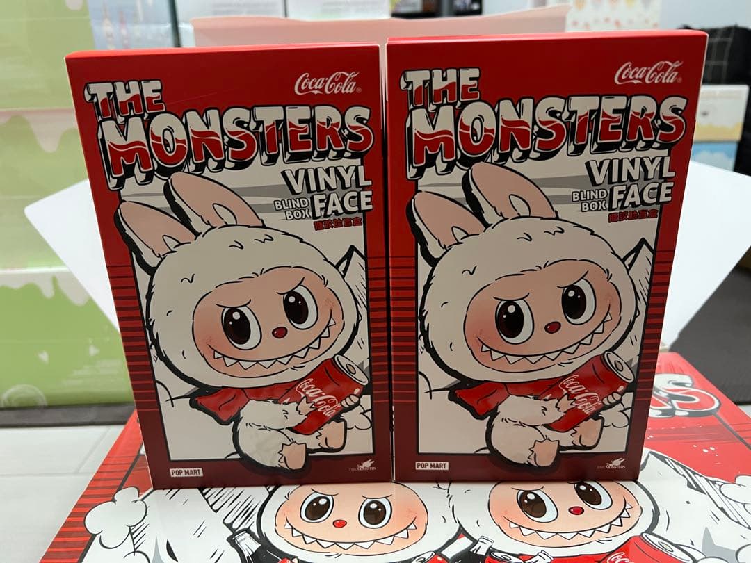 【新品未開封】 ラブブ LABUBU コカコーラ　Coca-Cola 2個 POP MART（ポップマート） 【正規品・即発送】 THE MONSTERS コカ