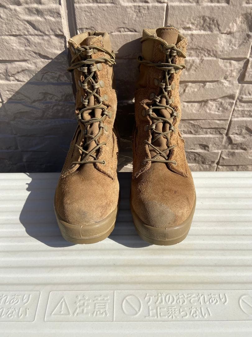 海兵隊エンブレム付きミリタリーブーツ 新型!!米海兵隊実物 Rocky USMC Tropical Boot 10 M ミリタリーブーツ