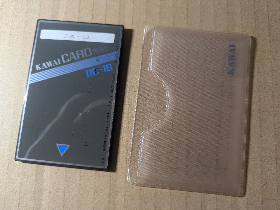 KAWAI DC-16 RAM カード MATRIXSYNTH: Rare Kawai DC-16 RAM Card For K4 Synthesizer K4R XD-5